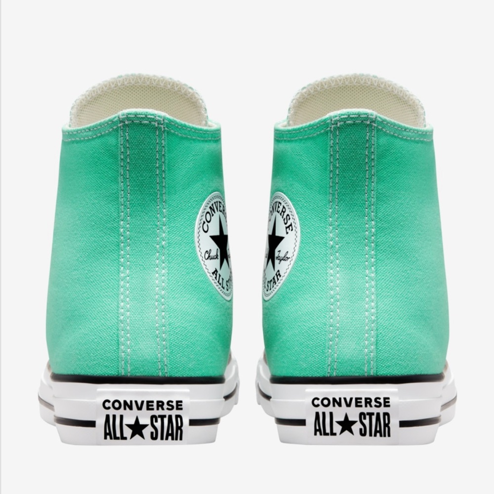 Converse Chuck Taylor All Star High Cyber Teal Women/Men Skate Shoes A03796F - Picture 3 of 5